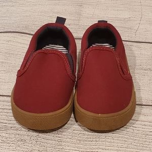 Oshkosh Baby Boys Slip On Shoes, Burgundy, Size 5